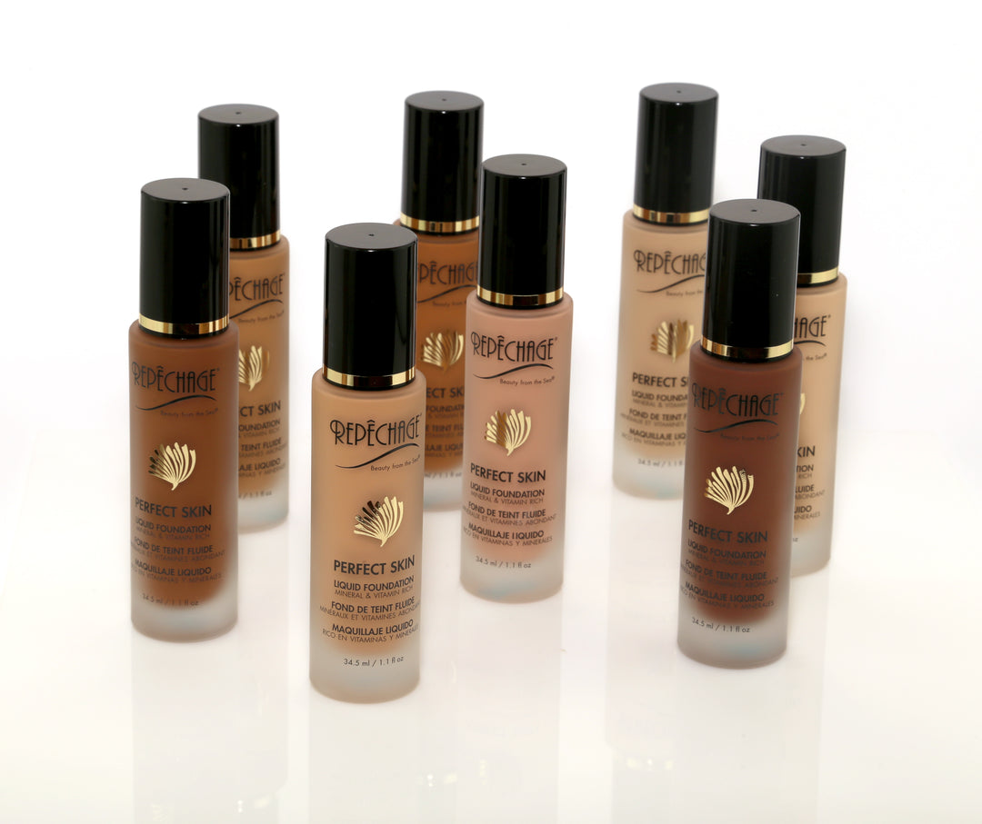 Natural Summer Skin Protection with Repechage  Perfect Skin Liquid Foundation